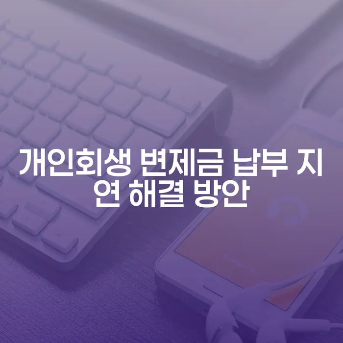 개인회생 변제금 납부 지연, 어떻게 해결할 수 있을까요?